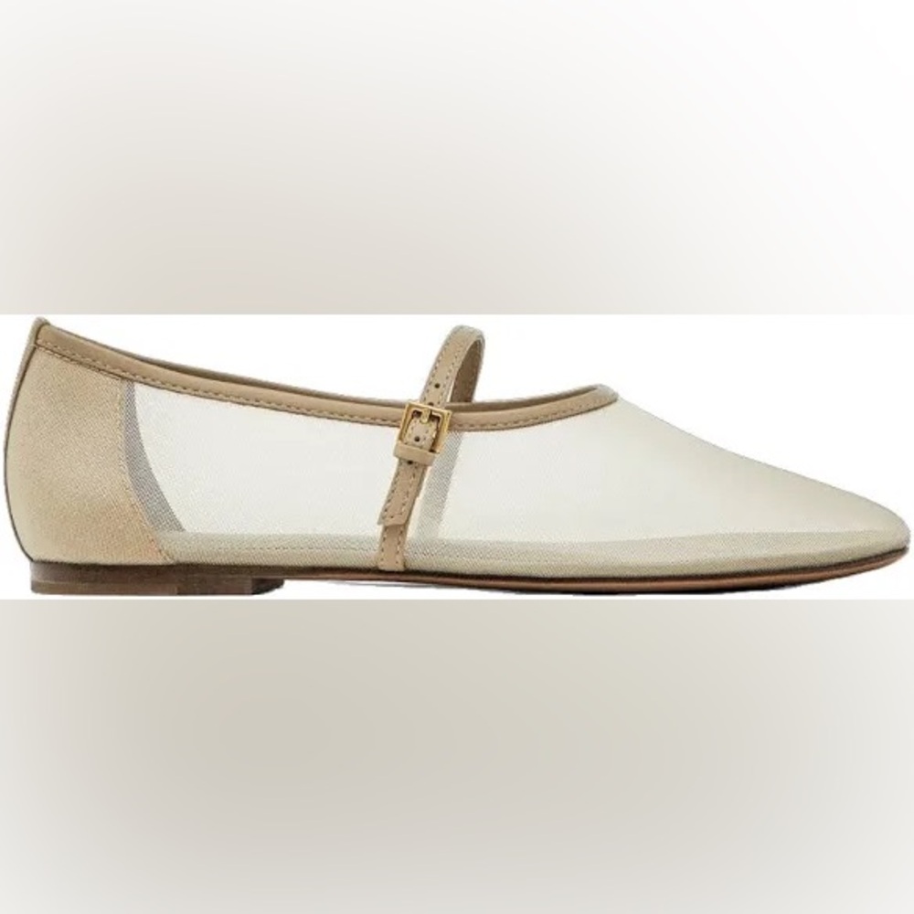 Massimo Dutti Mesh Ballet Flats
